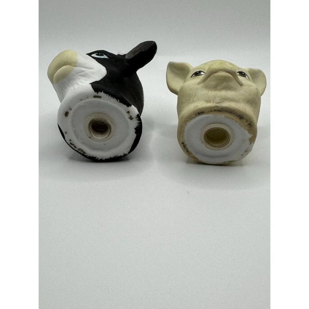 Vintage Cow And Pig Salt And Pepper Shakers